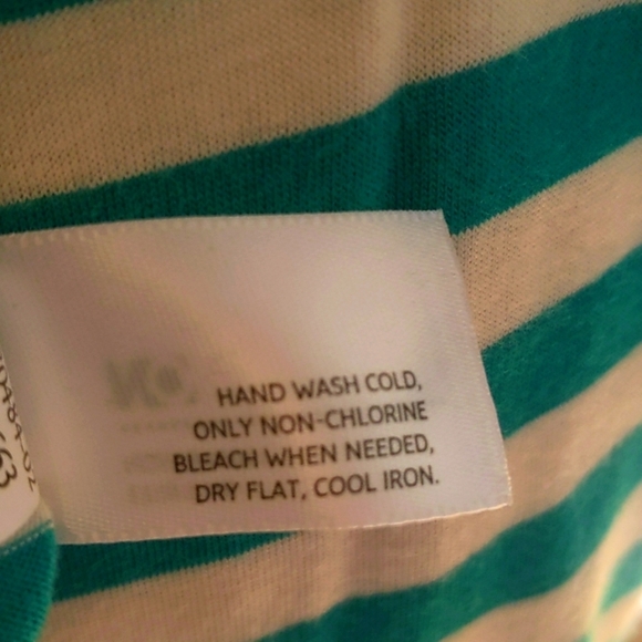 ✨Old Navy Teal & Cream Striped Dress - Picture 10 of 10